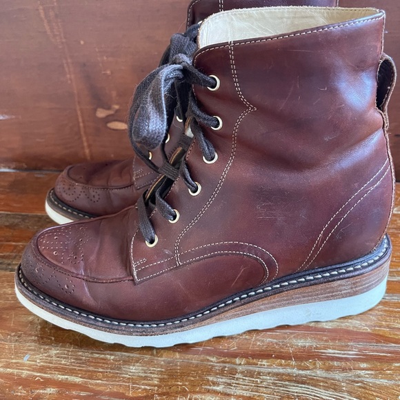 Office of Angela Scott Mr. Harrison wedge boot. - Picture 1 of 3